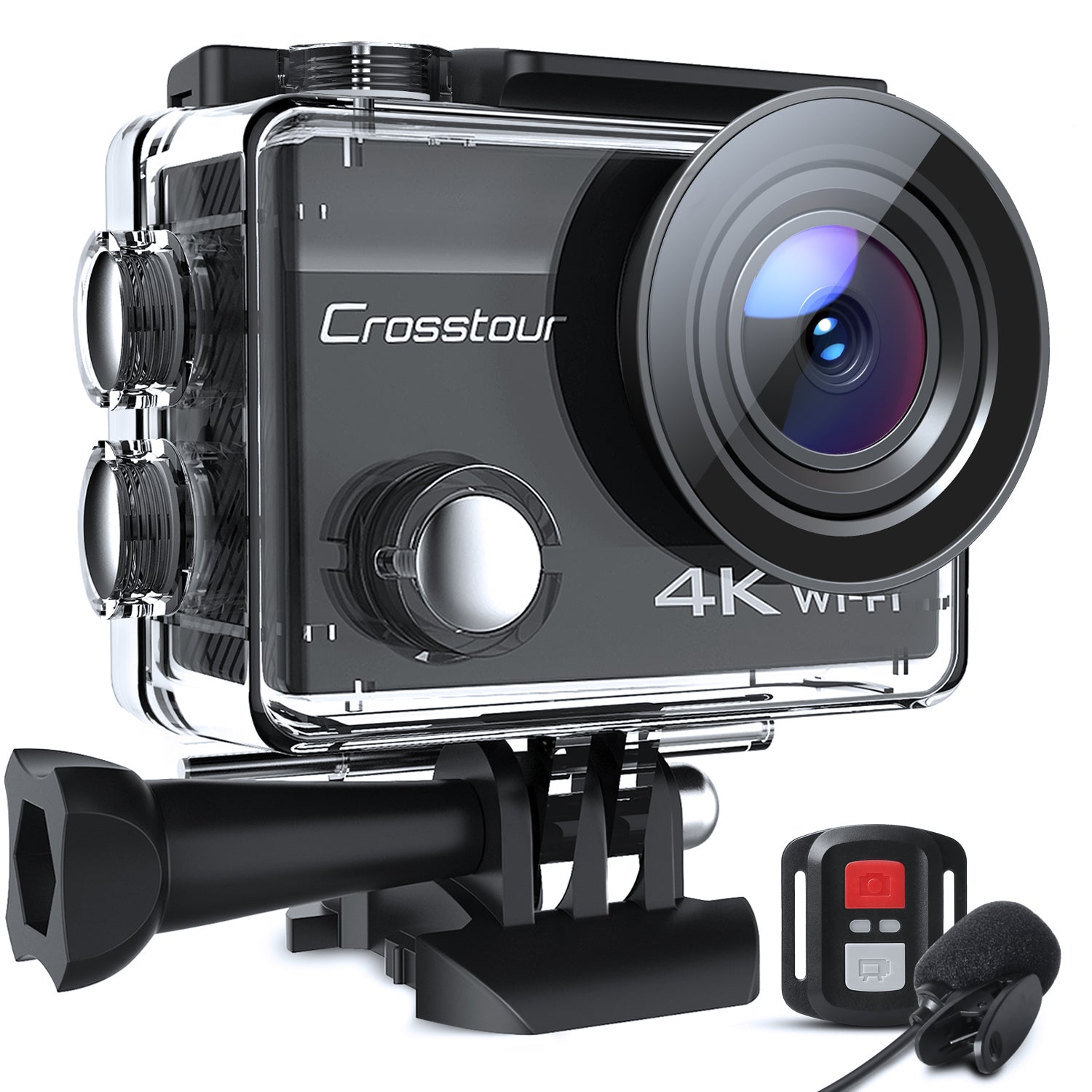 Crosstour Action Caméra CT8500 4k WIFI LCD avec télécommande Crosstour Action Caméra CT8500 4k WIFI LCD avec télécommande